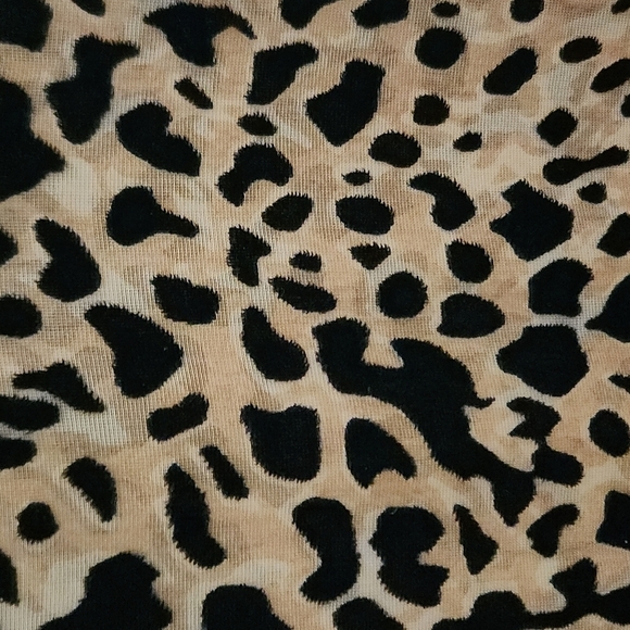 Lover + Friends | Leopard Daydream Burnout Blouse - Size M - Picture 7 of 10